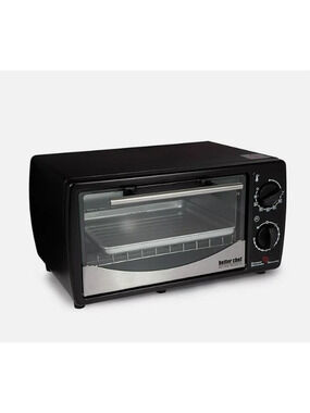 Toaster Oven Broiler Better Chef 9L Black Stainless Steel NEW Kitchen Appliance